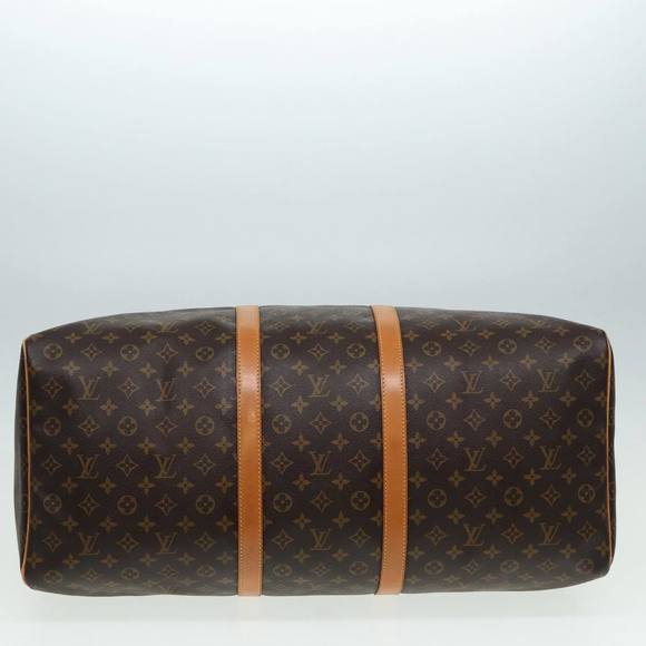 LOUIS VUITTON Monogram Keepall 60 Boston Bag M41422 LV Auth 85278 - Picture 5 of 16